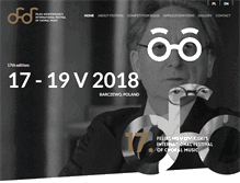 Tablet Screenshot of festiwal-barczewo.pl